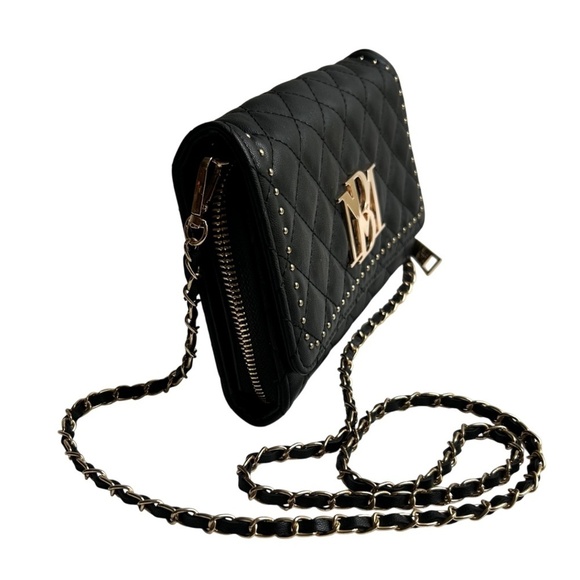 BADGLEY MISCHKA Quilted Chain Crossbody Bag NWOT - Picture 3 of 12